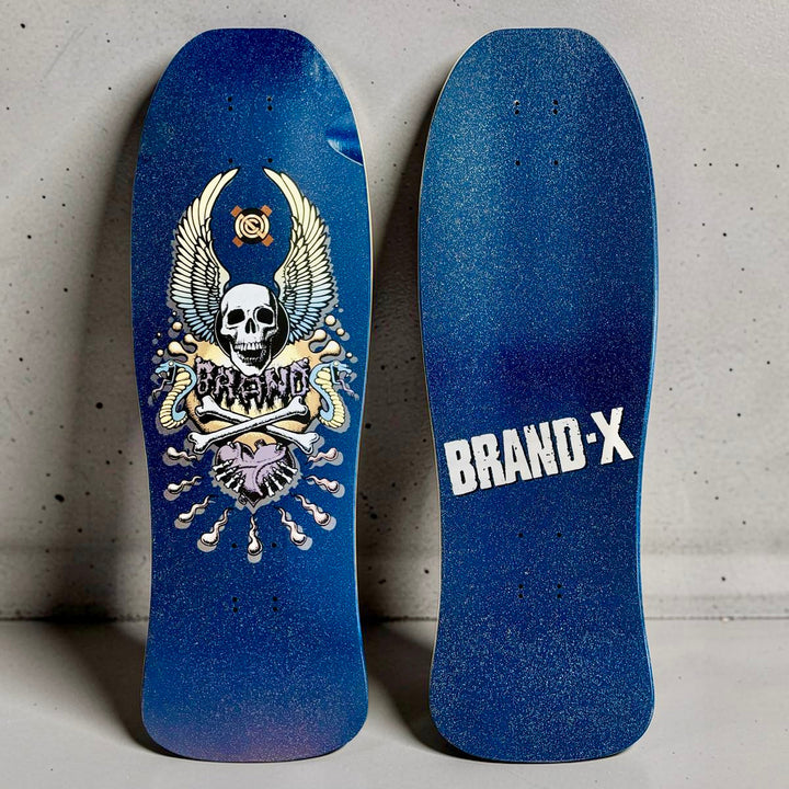 X-Con Limited Edition, HAND-PAINTED with HOLOGRAPHIC FLAKES 10"x30" Deck (1 of 10)