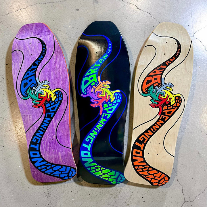 BBC Bryan Pennington Escher Lizard Skateboard Deck