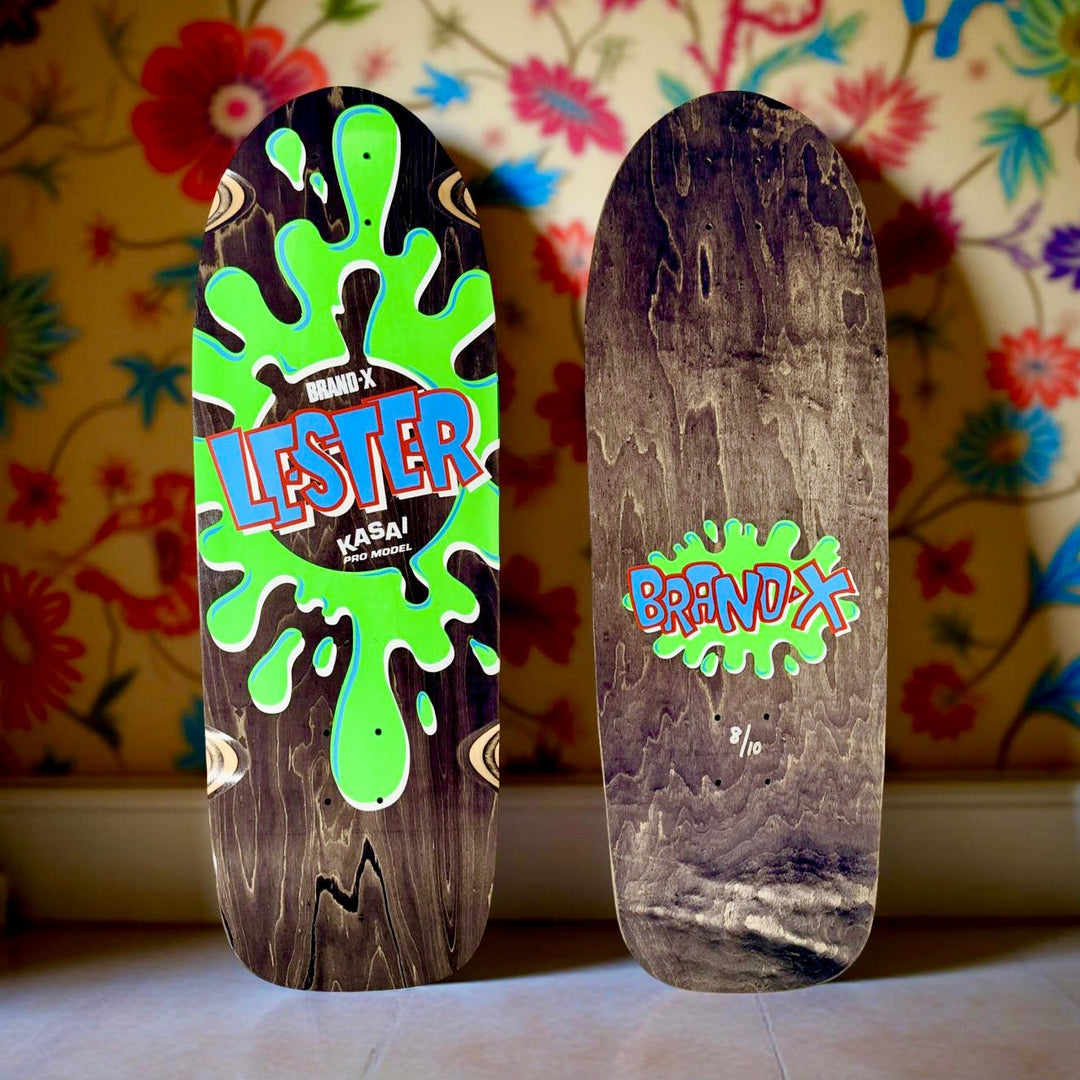 Lester Kasai Hand-Painted Skateboard Deck - Ultra Limited Edition