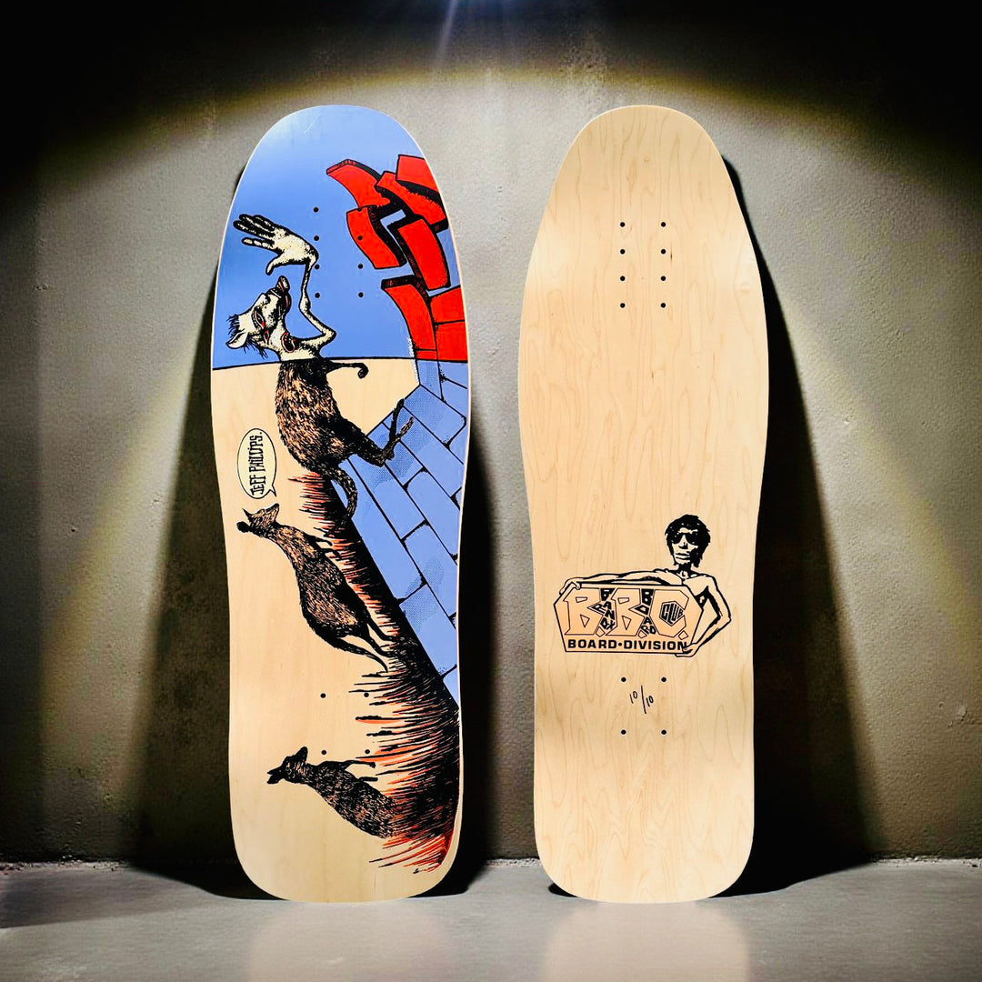 Jeff Phillips Kangaroo Limited Edition BBC Deck, HAND-PAINTED 10"x31" 1 of 10