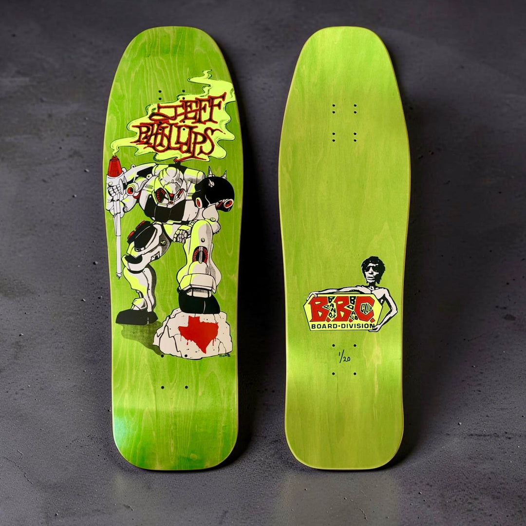 Jeff Phillips BBC Gundam Limited Edition, HAND-PAINTED Deck (1 of 20)
