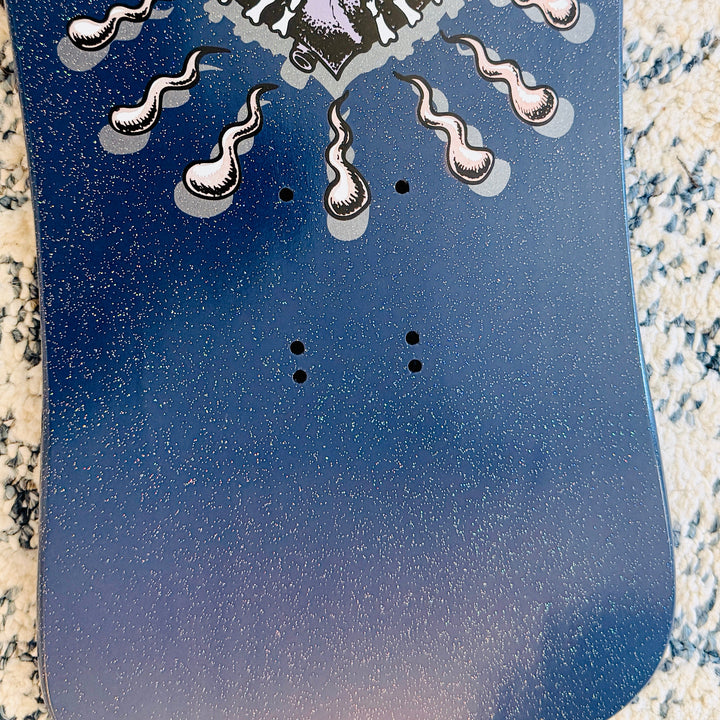 X-Con Limited Edition, HAND-PAINTED with HOLOGRAPHIC FLAKES 10"x30" Deck (1 of 10)