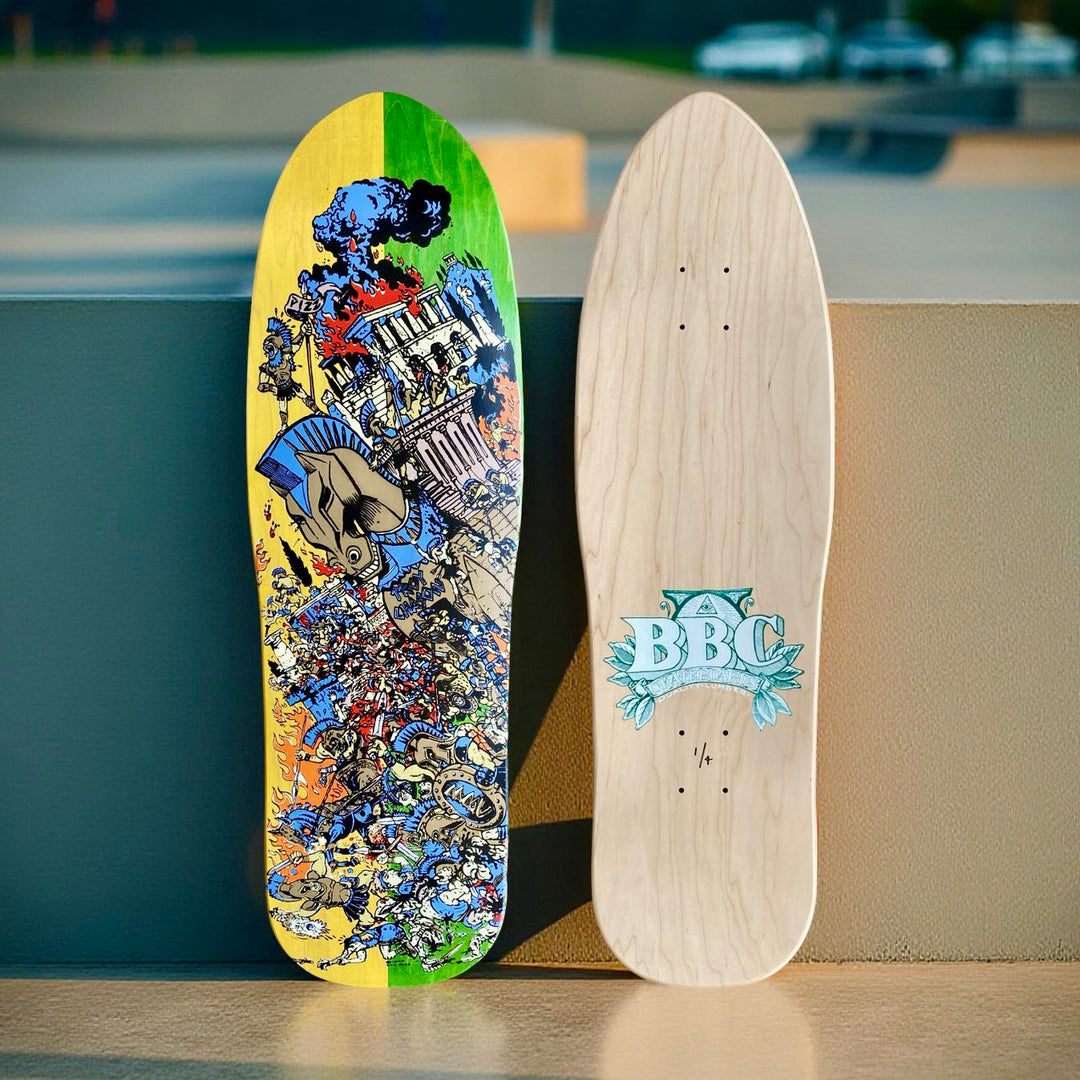 Hand-Painted Limited Edition Skateboard - BBC Troy Chason