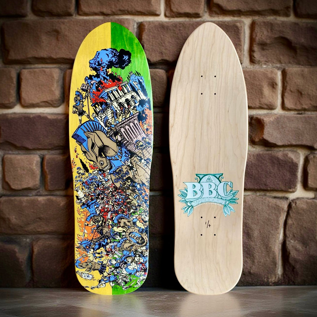 Hand-Painted Limited Edition Skateboard - BBC Troy Chason
