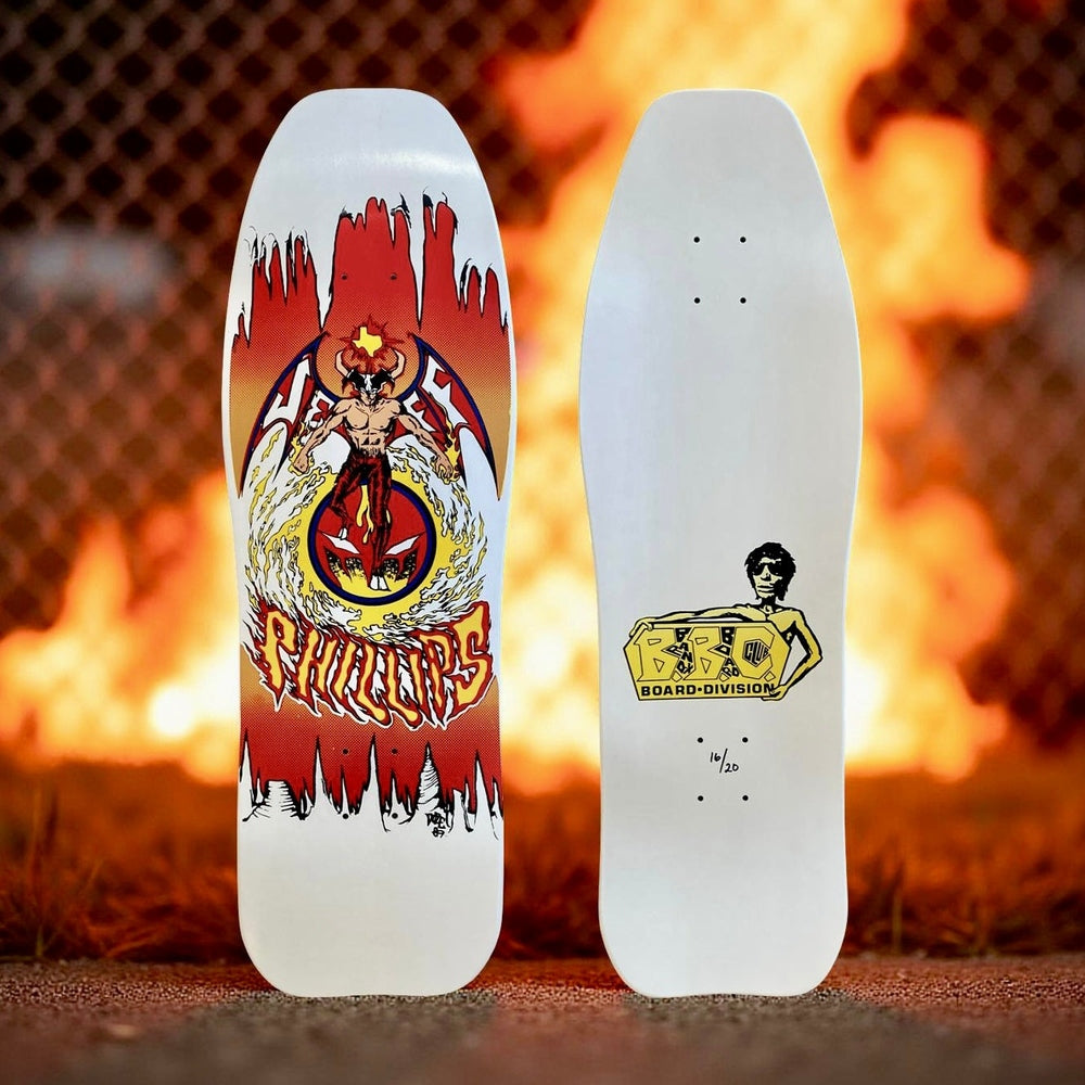 Jeff Phillips Limited Edition Hand Painted Skateboard