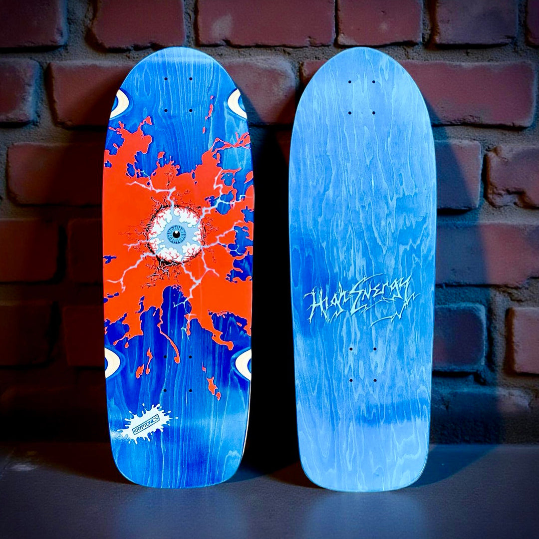 Electric Eye Limited Edition Deck 10”x30” HAND-PAINTED 1 of 5