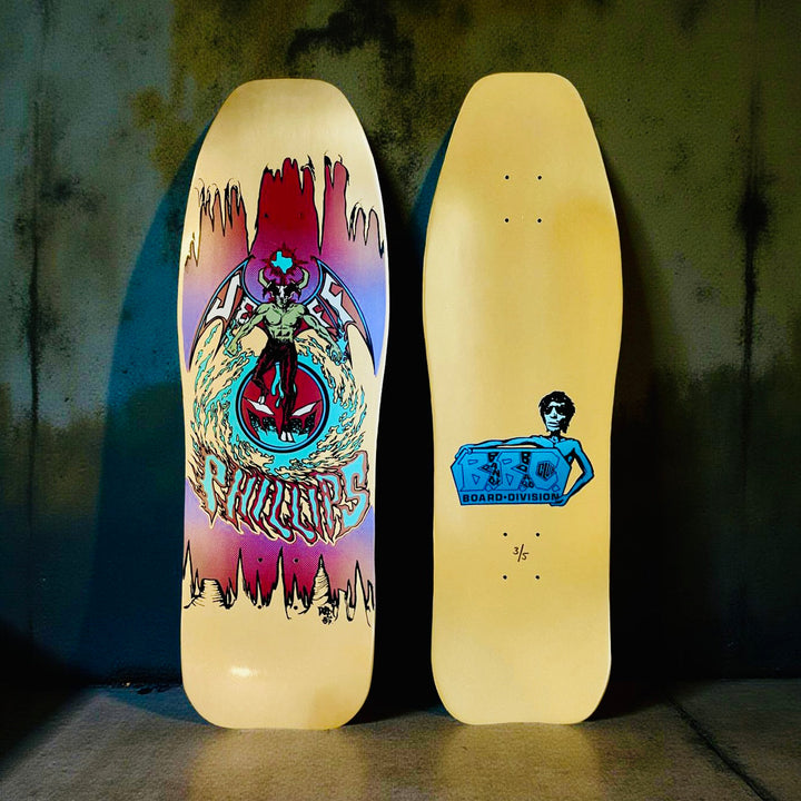 Jeff Phillips DevilMan METALLIC GOLD Limited Edition, BBC Deck HAND-PAINTED 1 of 5
