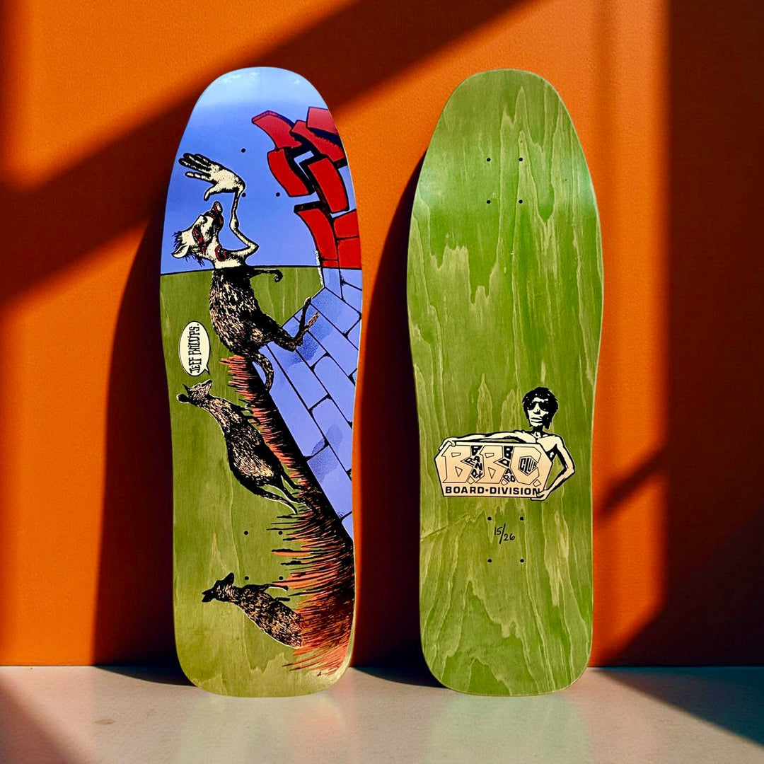 Jeff Phillips Kangaroo Limited Edition BBC Deck, HAND-PAINTED 10"x31" 1 of 26