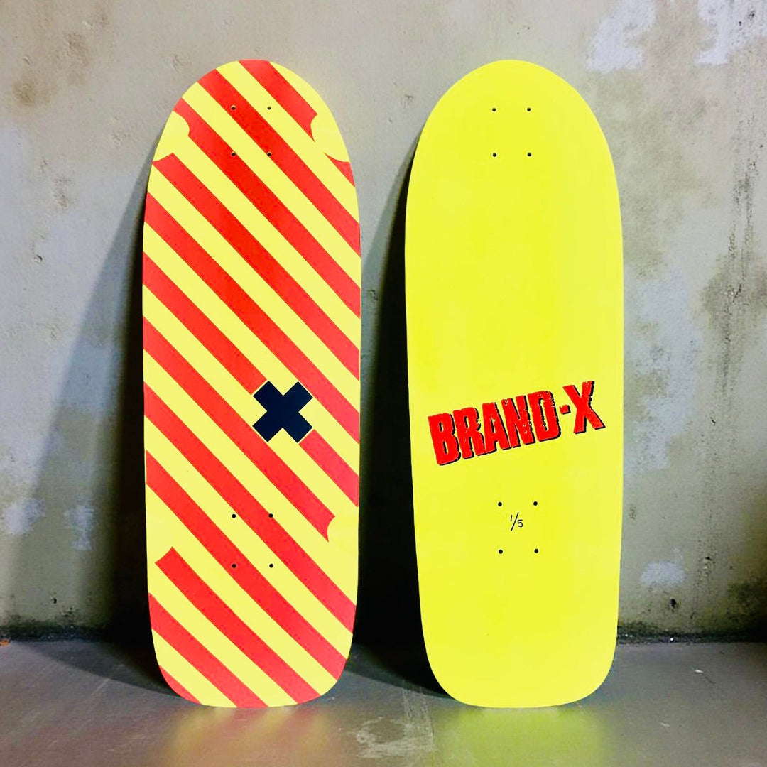 Hand-Painted Vertical Hold Skateboard Deck - Limited Edition