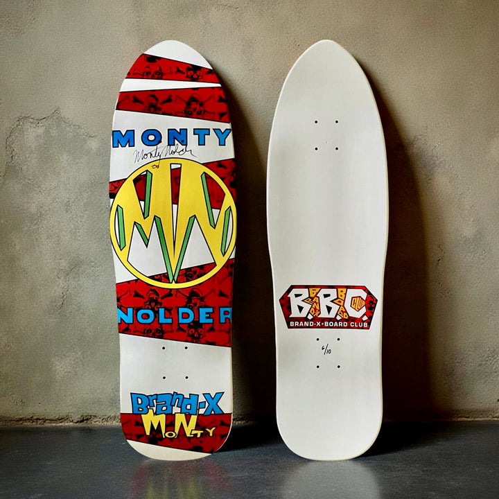 Monty Nolder BBC Limited Edition Deck 9.5"x32" HAND PAINTED 1 of 10 - AUTOGRAPHED