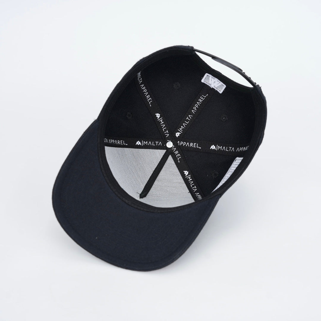 ‘SERVANT’ Premium Wool Blend SnapBack - Black/White