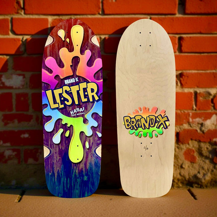 Lester Kasai 10”x30” Hand-Painted Deck, Limited Edition
