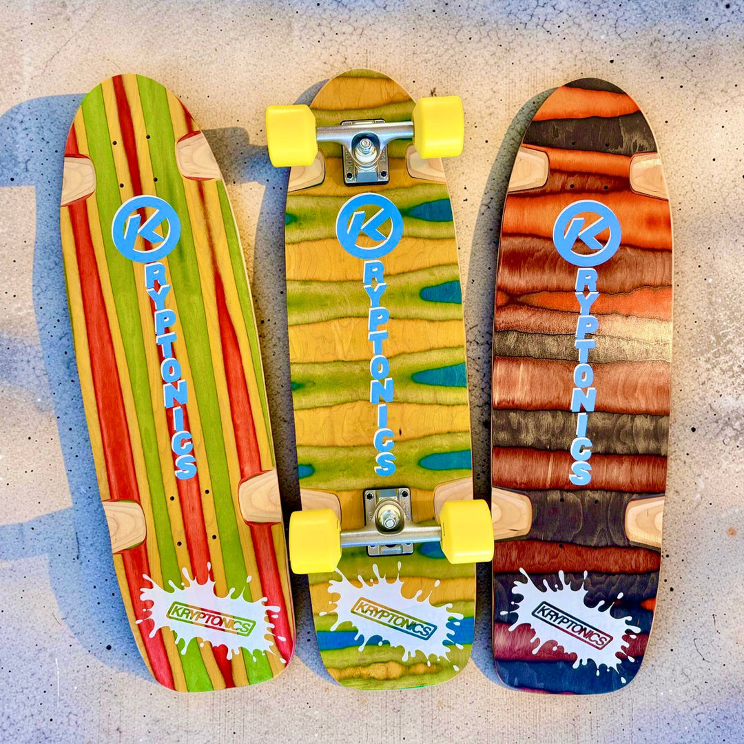 Kryptonics One of a Kind Cruiser Skateboard Deck 8.5''x31''