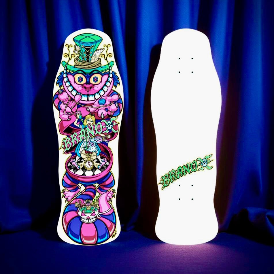 Brand-X Skateboards Master Manipulator 10"x30.25" Limited Edition Deck HAND PAINTED PRE-ORDER, DECEMBER
