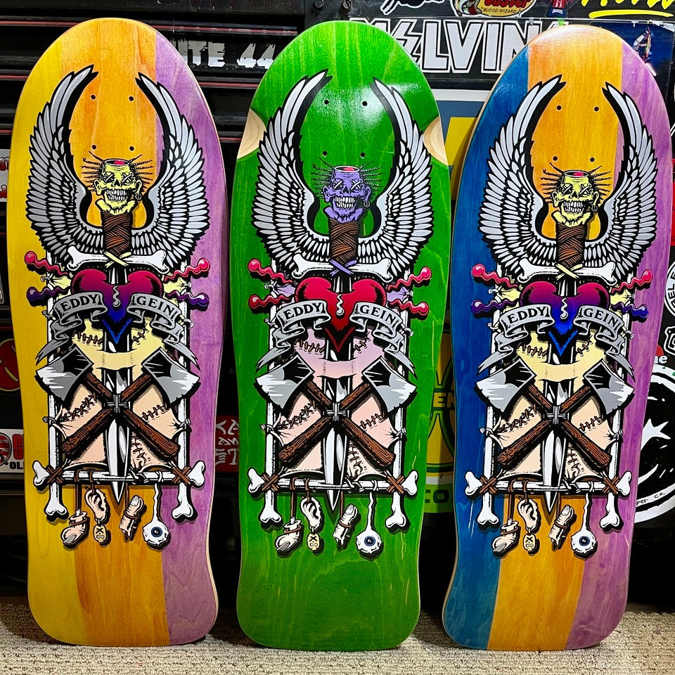 Ed Gein, Limited Edition, Hand-Painted Deck 10"x30"