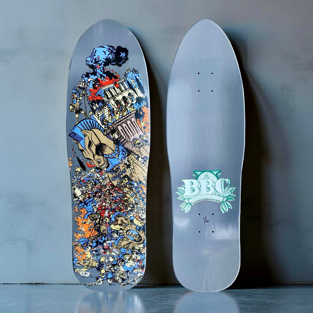 Hand-Painted Limited Edition Skateboard - BBC Troy Chason