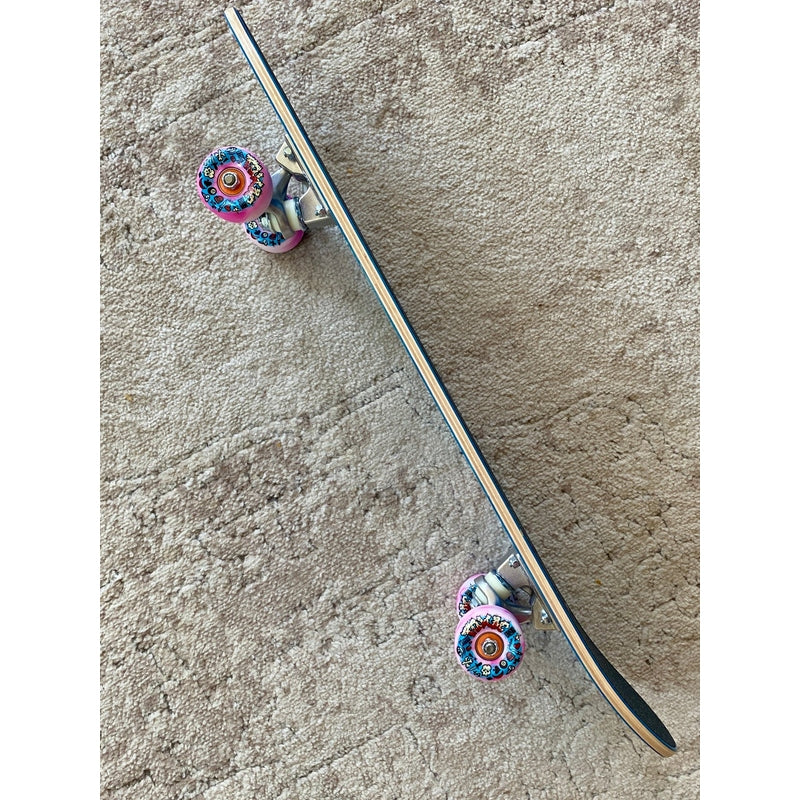 Limited Edition Freestyle Hand Painted Skateboard 7.3”x28”