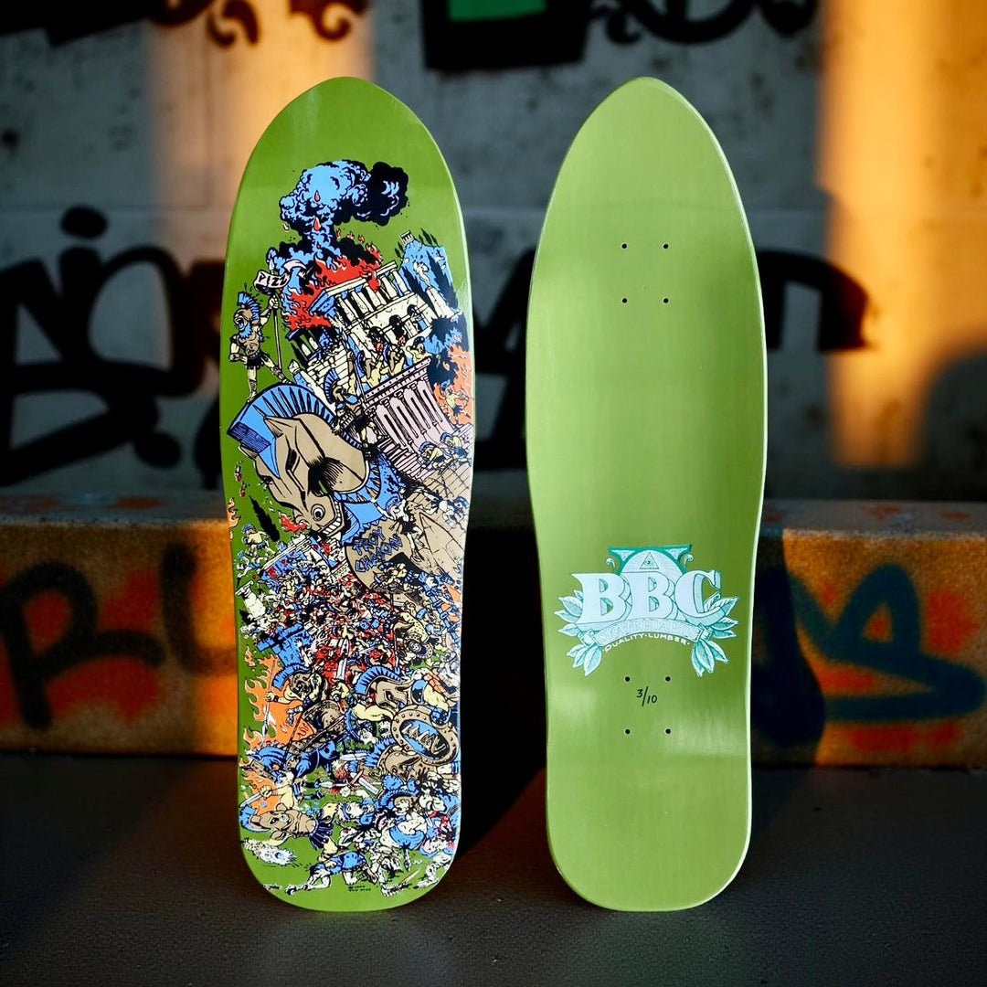 Hand-Painted Limited Edition Skateboard - BBC Troy Chason