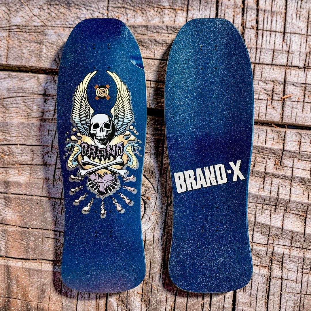 X-Con Limited Edition, HAND-PAINTED with HOLOGRAPHIC FLAKES 10"x30" Deck (1 of 10)
