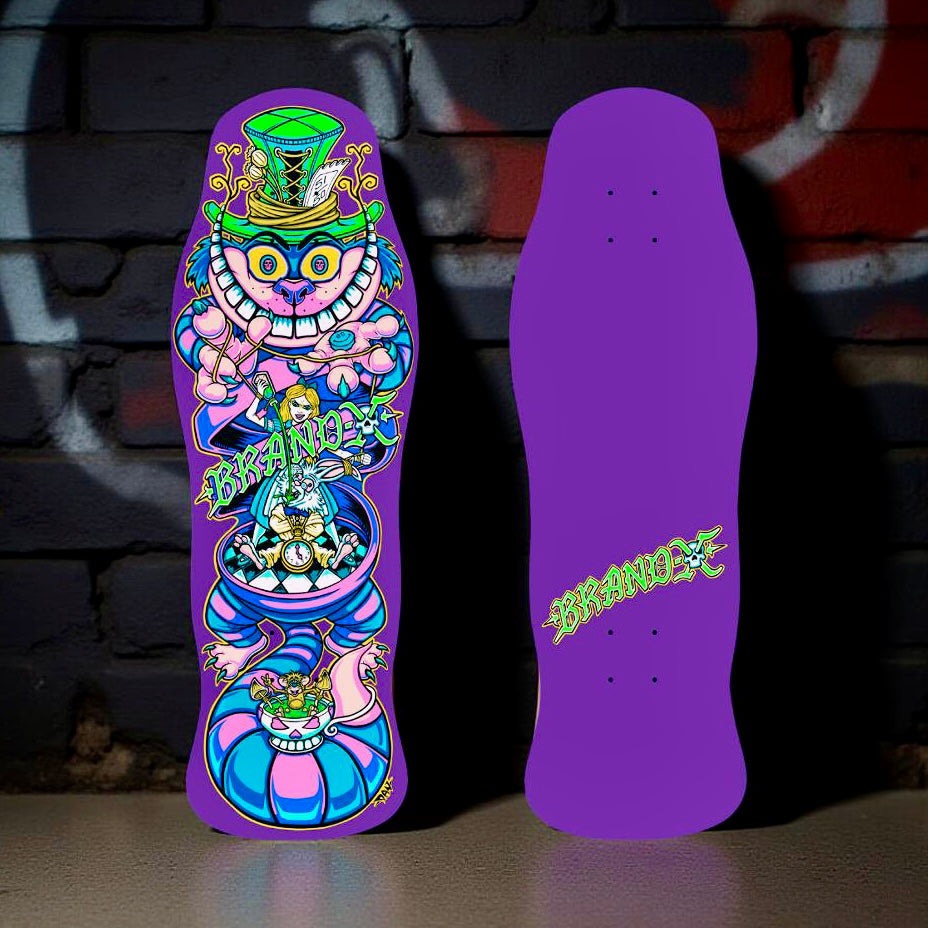 Brand-X Skateboards Master Manipulator 10"x30.25" Limited Edition Deck HAND PAINTED PRE-ORDER, DECEMBER