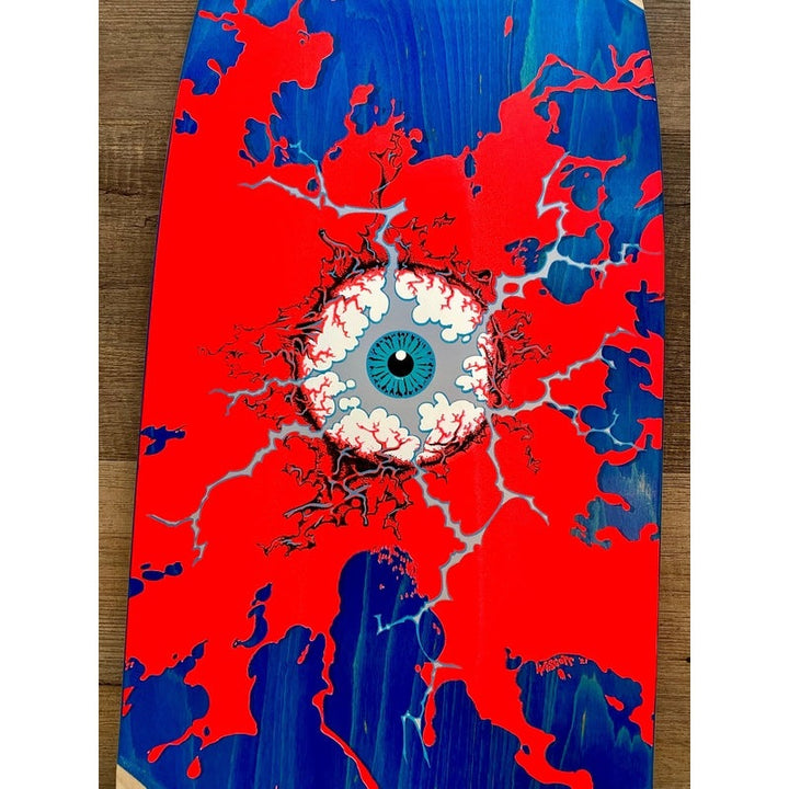 Electric Eye Limited Edition Deck 10”x30” HAND-PAINTED 1 of 5