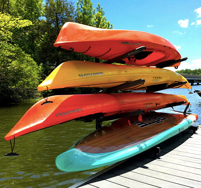 Chesapeake Kayak Storage Rack Over Water Use
