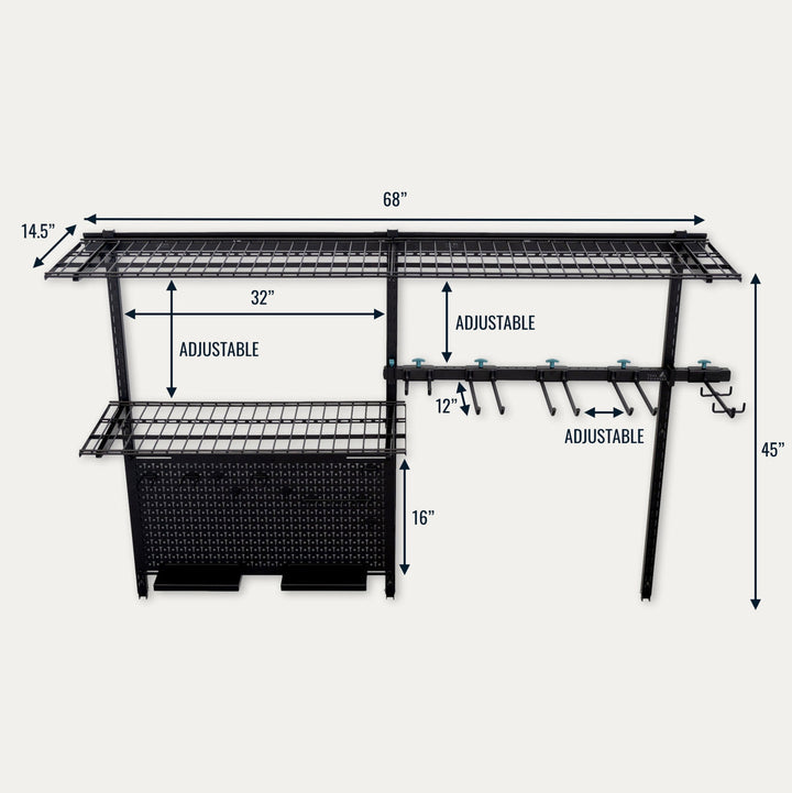 G-Tool Pro | Adjustable Wall Storage System