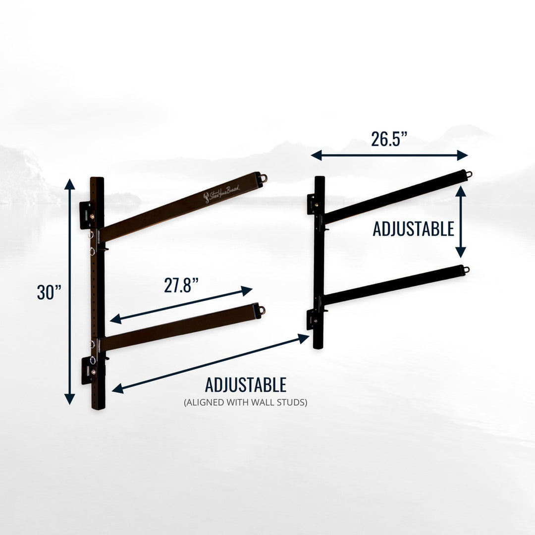 Kona Indoor Surfboard Storage Rack - Adjustable Levels