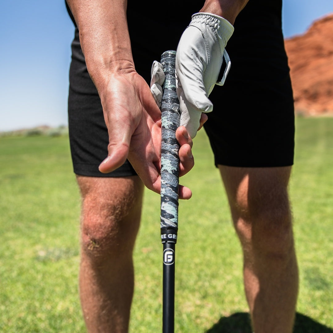 FG Grey Camo V2 Golf Grip Wrap with Death Grip Technology