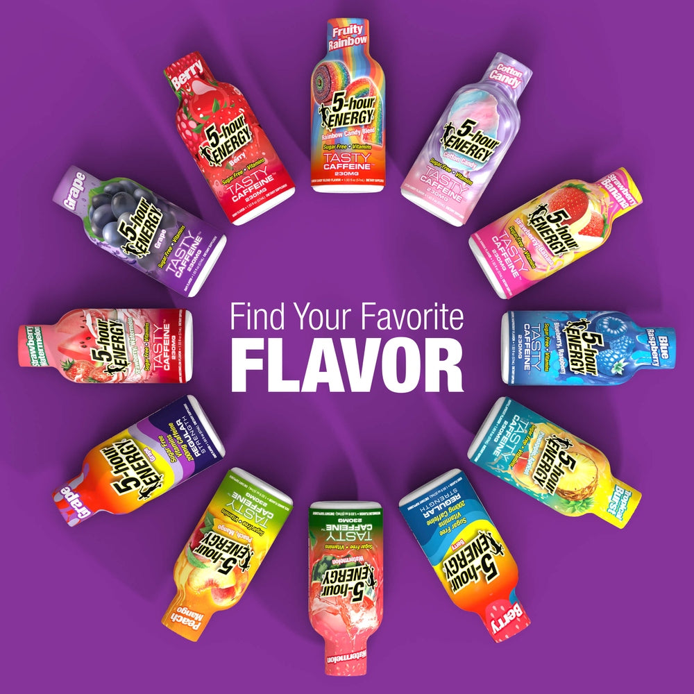 5-hour Energy Grape Flavor Regular Strength 5-hour ENERGY Shots