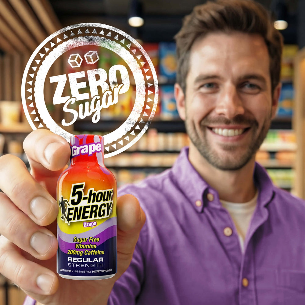 5-hour Energy Grape Flavor Regular Strength 5-hour ENERGY Shots