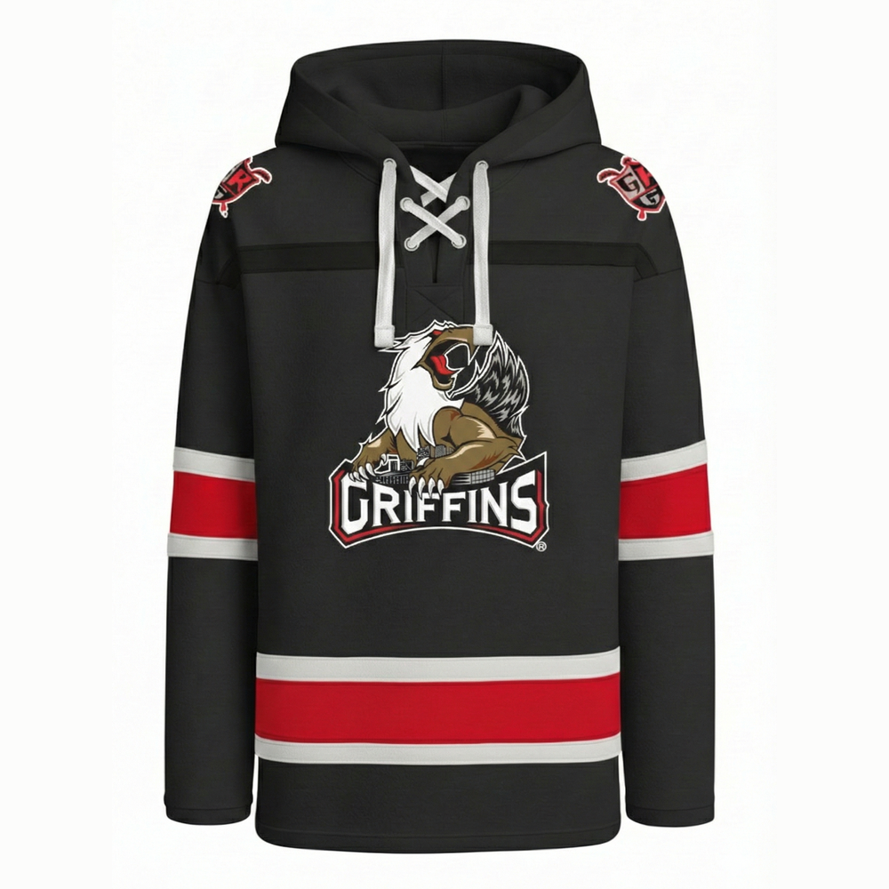 Grand Rapids Griffins Embroidered Hoodie for Fans