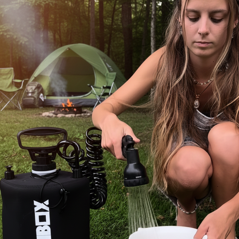 BeachBox Portable Shower Tank 'Black'