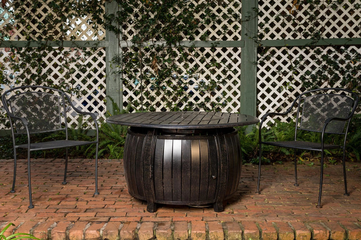 Grand Cooper 44" Round Convertible Gas Fire Pit Table