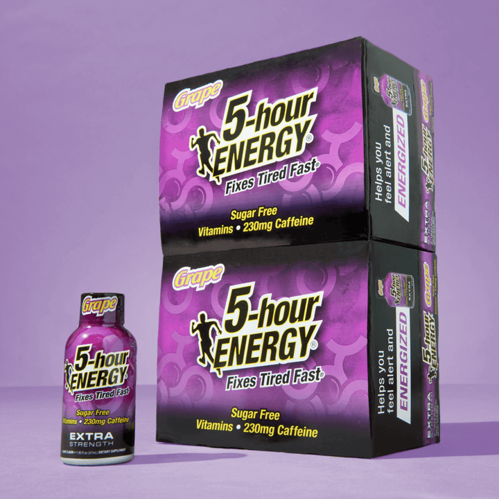 5-hour Energy Grape Flavor Extra Strength 5-hour ENERGY Shots