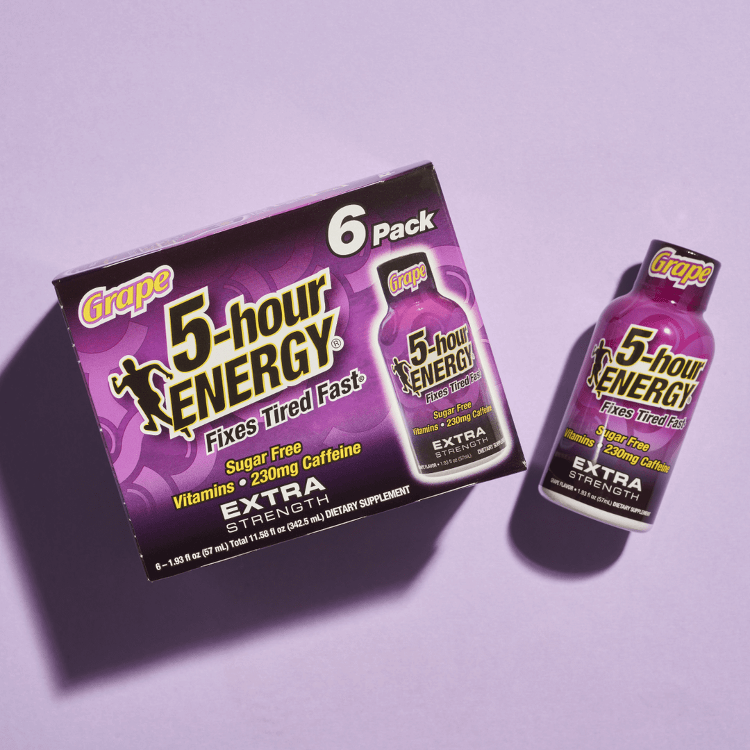 5-hour Energy Grape Flavor Extra Strength 5-hour ENERGY Shots