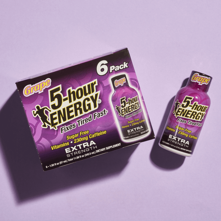 5-hour Energy Grape Flavor Extra Strength 5-hour ENERGY Shots