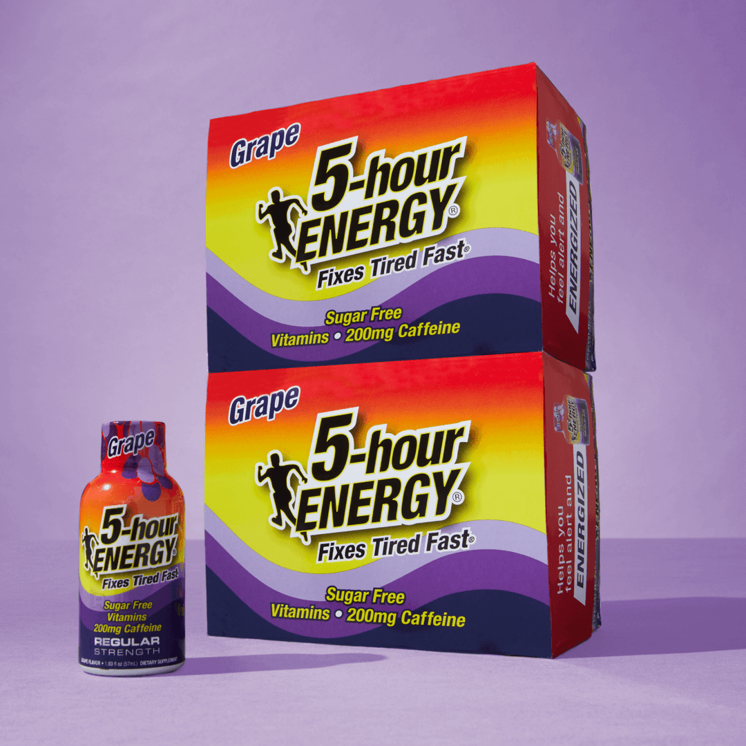 5-hour Energy Grape Flavor Regular Strength 5-hour ENERGY Shots