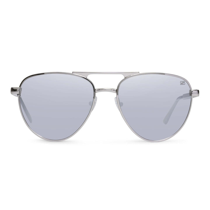 Dara Aviator Chrome Silver