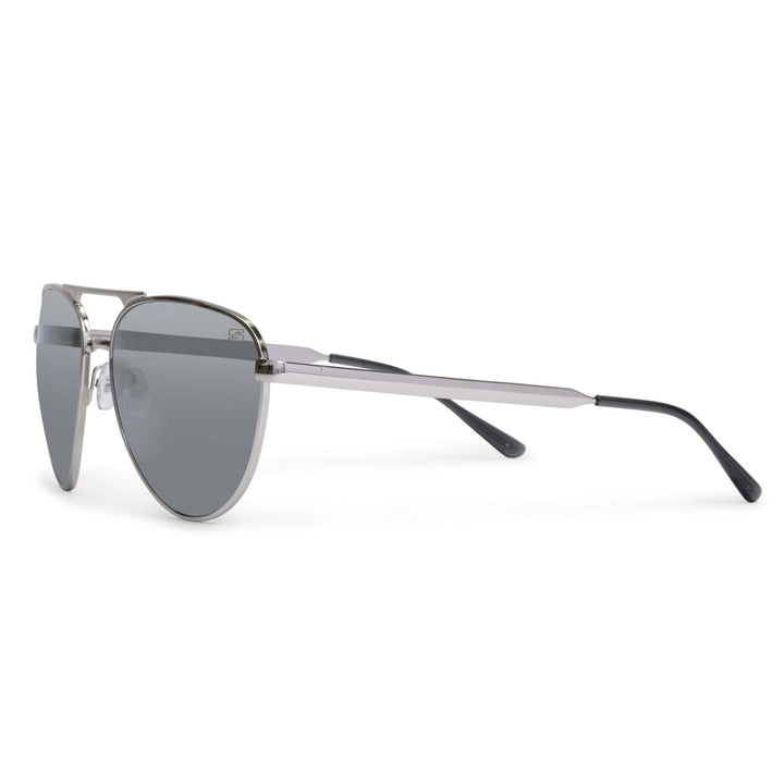 Dara Aviator Chrome Silver