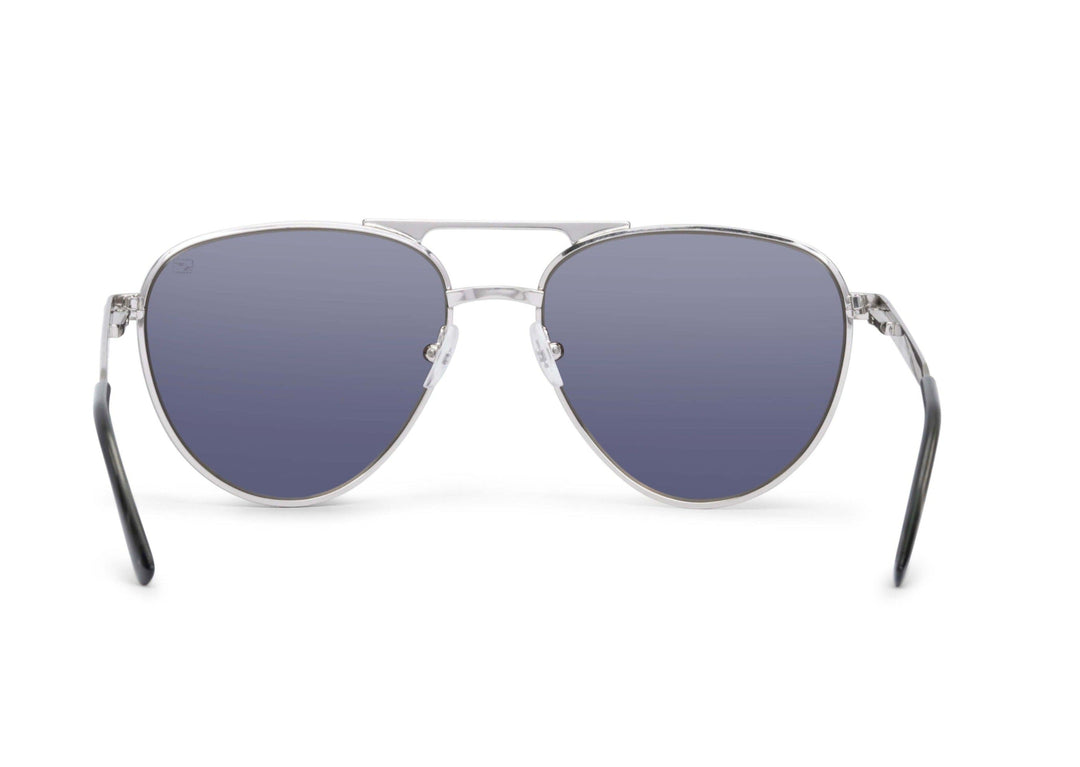 Dara Aviator Chrome Silver