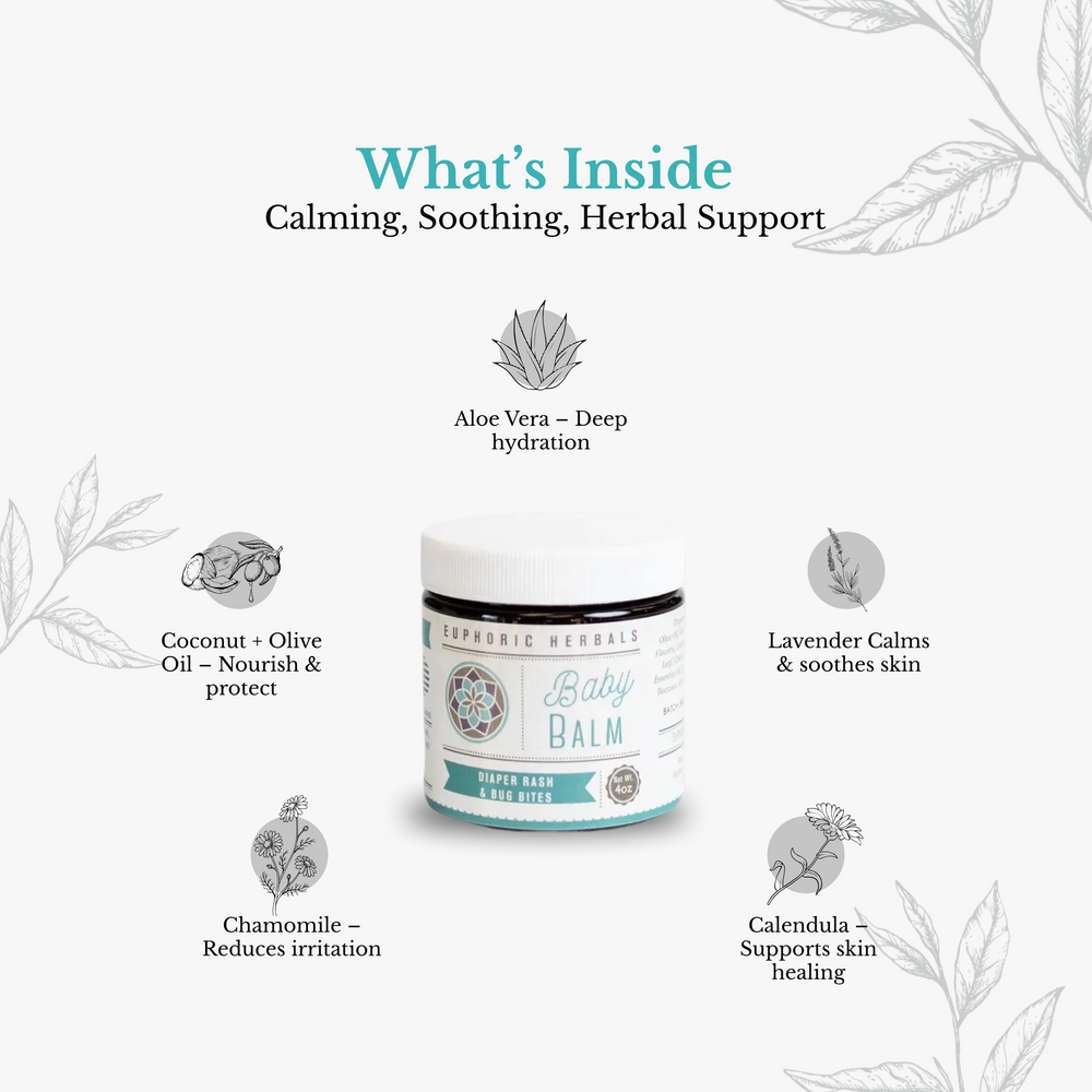 Euphoric Herbals Baby Balm Herbal Salve