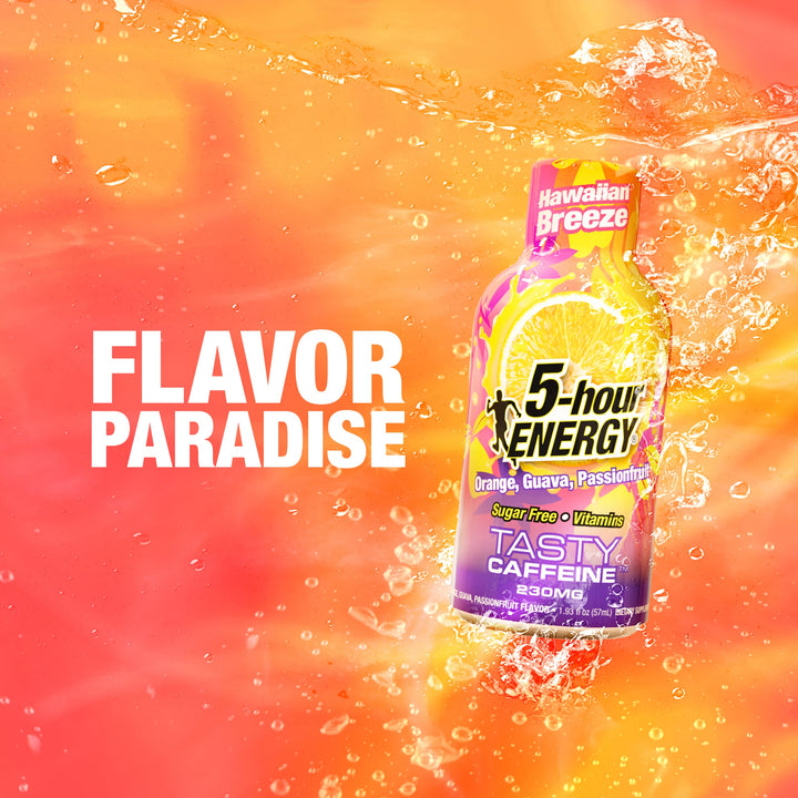 24 Pack Hawaiian Breeze Energy Shots - Extra Strength