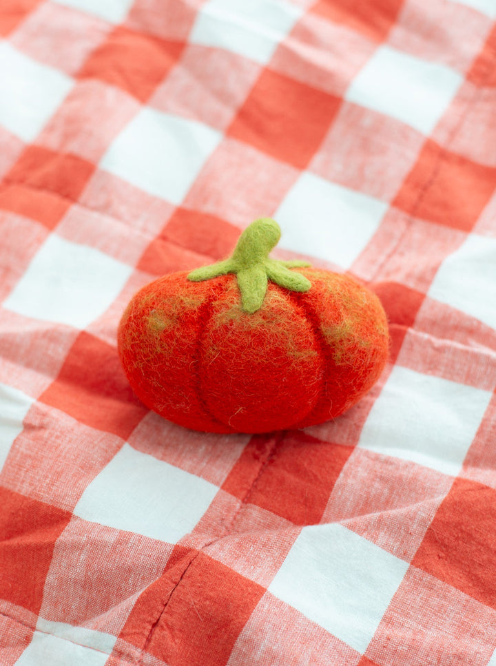Heirloom Tomato Wool Pet Toy for Dogs and Cats