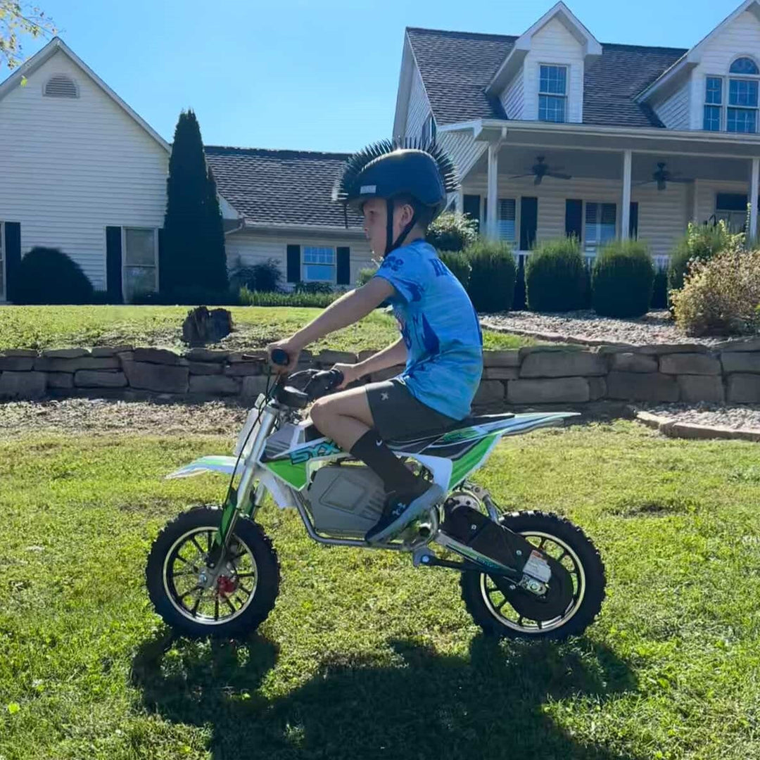 SYX MOTO KBE 500W Kids Electric Dirt Bike for Beginners