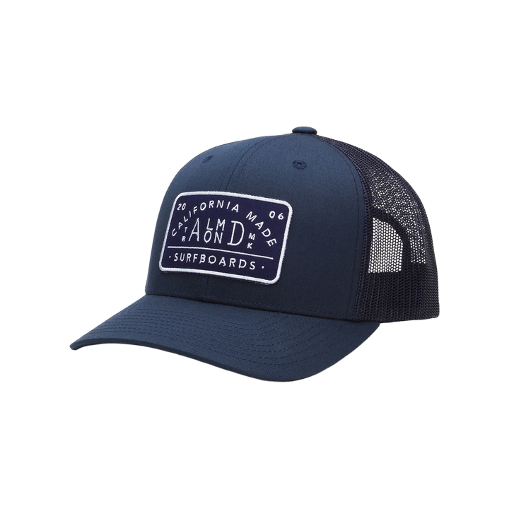 Navy Almond Trucker Hat
