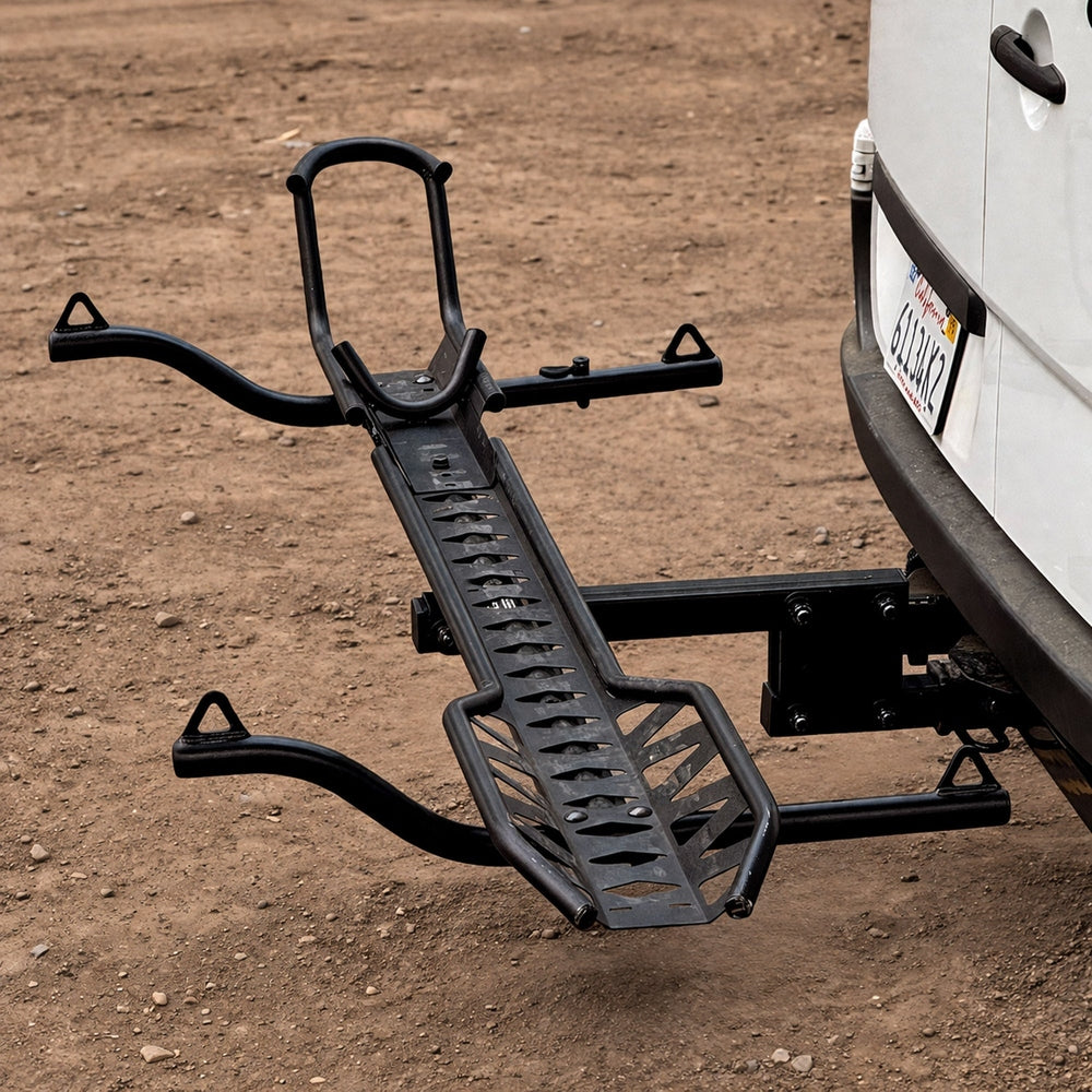 MotoTote Height Adjustable Hitch Connection