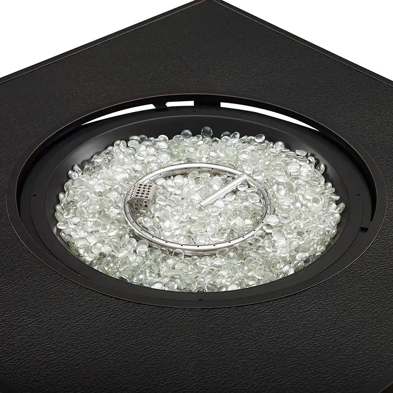 Henley 40" Round Convertible Gas Fire Pit Table