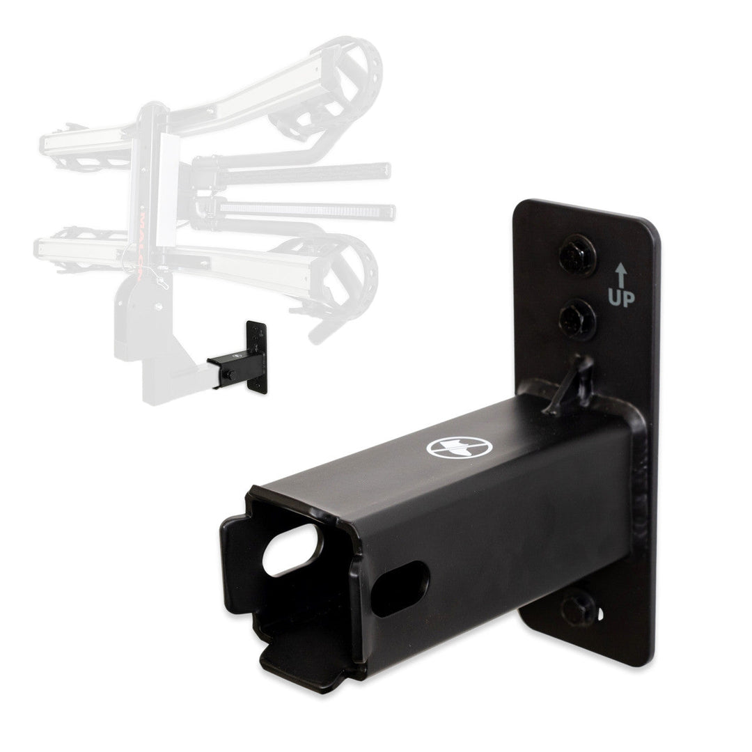 2" Hitch Wall Mount Rack for Efficient Bike Storage