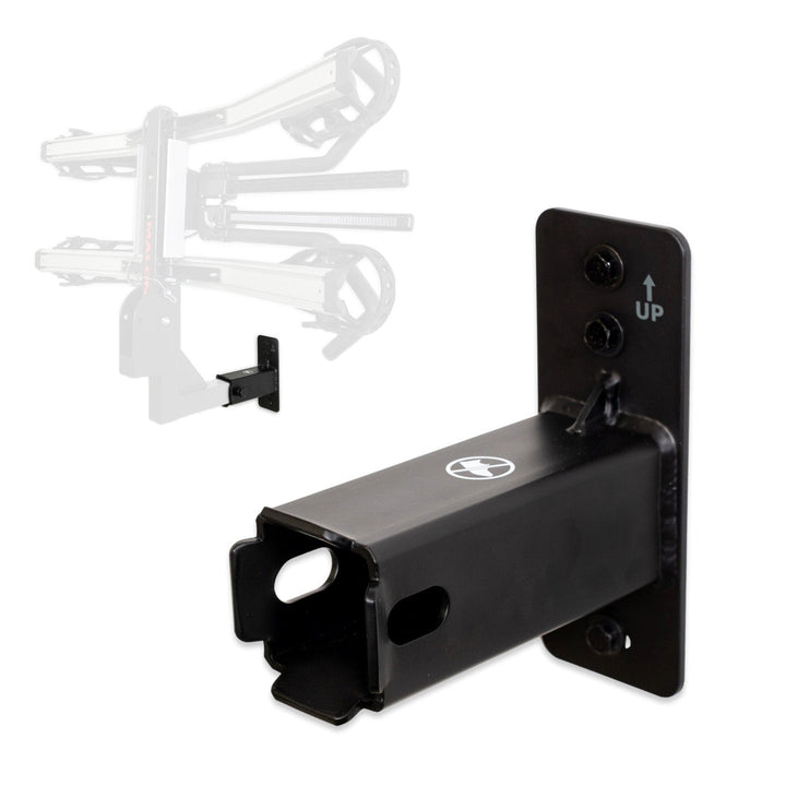 2" Hitch Wall Mount Rack for Efficient Bike Storage